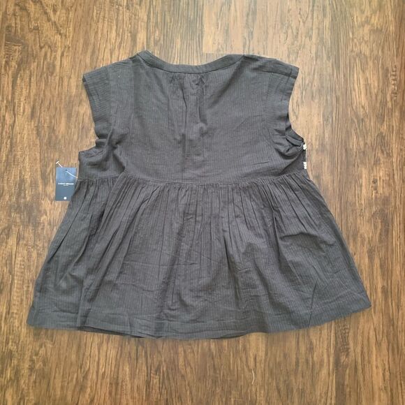 Lucky brand embroidered Flutter sleeve top size L - Picture 4 of 9
